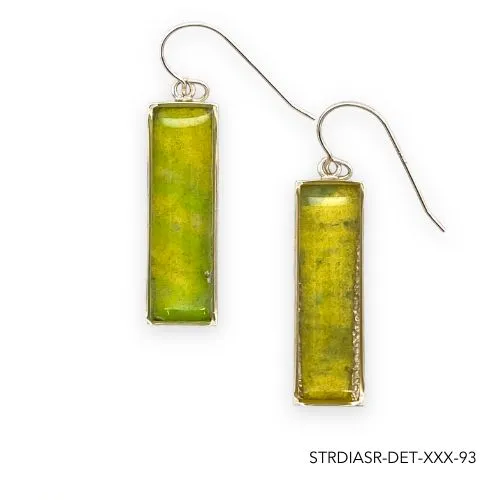 Detroit Graffiti Earrings Diana Earrings Silver