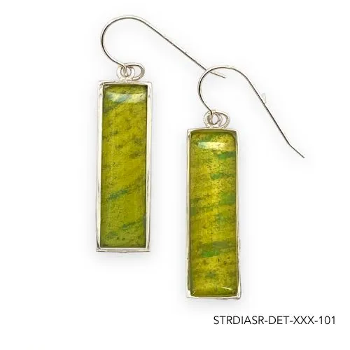 Detroit Graffiti Earrings Diana Earrings Silver