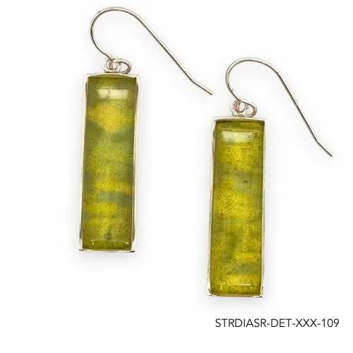 Detroit Graffiti Earrings Diana Earrings Silver