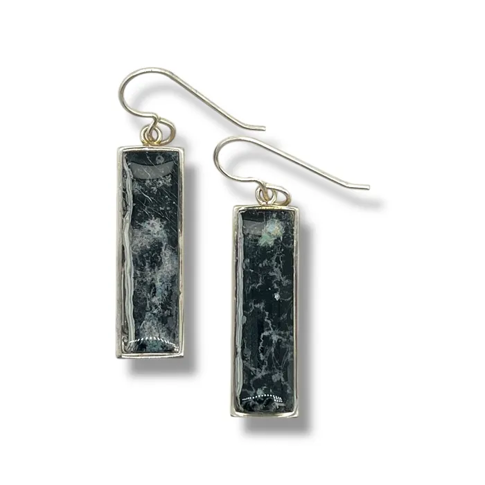 Detroit Graffiti Earrings Diana Earrings Silver