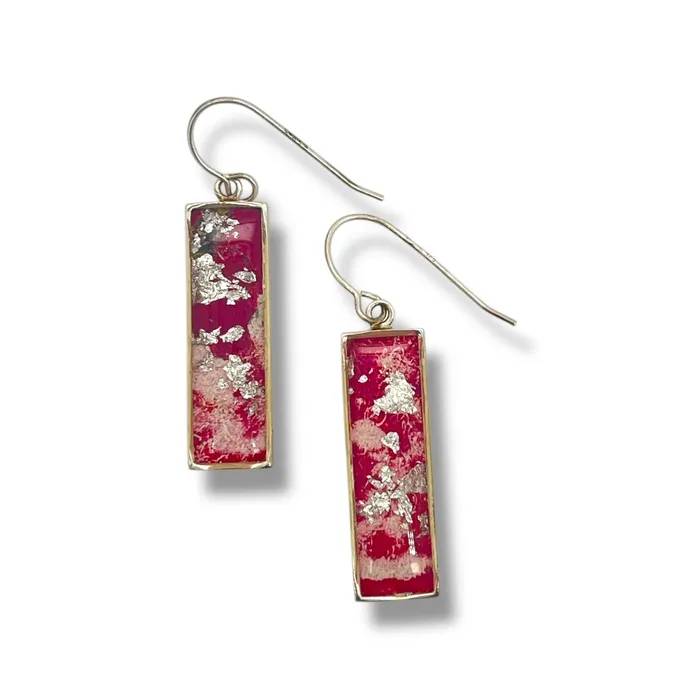 Detroit Graffiti Earrings Diana Earrings Silver