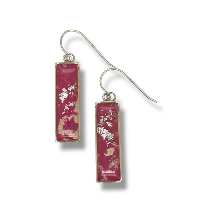 Detroit Graffiti Earrings Diana Earrings Silver