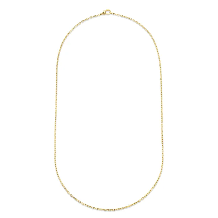 SOLID GOLD OVAL LINK CHAIN SHAY JEWELRY Necklaces