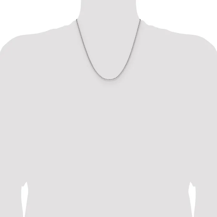 14k White Gold 22mm SemiSolid Beveled Paperclip Chain 186 grams Qgold Necklaces 14k White Gold 22mm SemiSolid Beveled Paperclip Chain 186 grams Qgold Necklaces