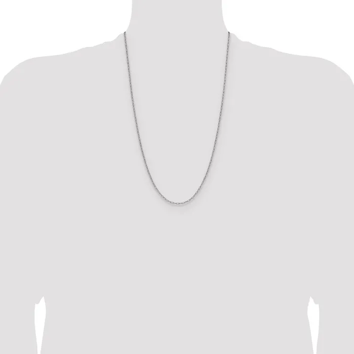 14k White Gold 22mm SemiSolid Beveled Paperclip Chain 186 grams Qgold Necklaces 14k White Gold 22mm SemiSolid Beveled Paperclip Chain 186 grams Qgold Necklaces