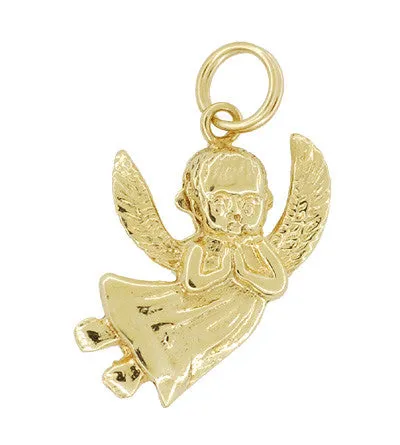 Cherub Pendant Charm in 14 Karat Yellow Gold Antique Jewelry Mall Charm Necklaces Cherub Pendant Charm in 14 Karat Yellow Gold Antique Jewelry Mall Charm Necklaces