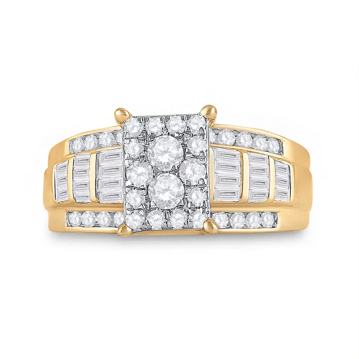 GND 10Kt Yellow Gold 78CtwDia Cindy Ring 531 grams Rings