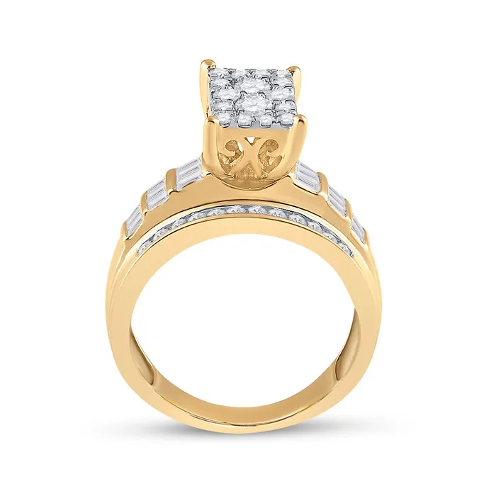 GND 10Kt Yellow Gold 78CtwDia Cindy Ring 531 grams Rings