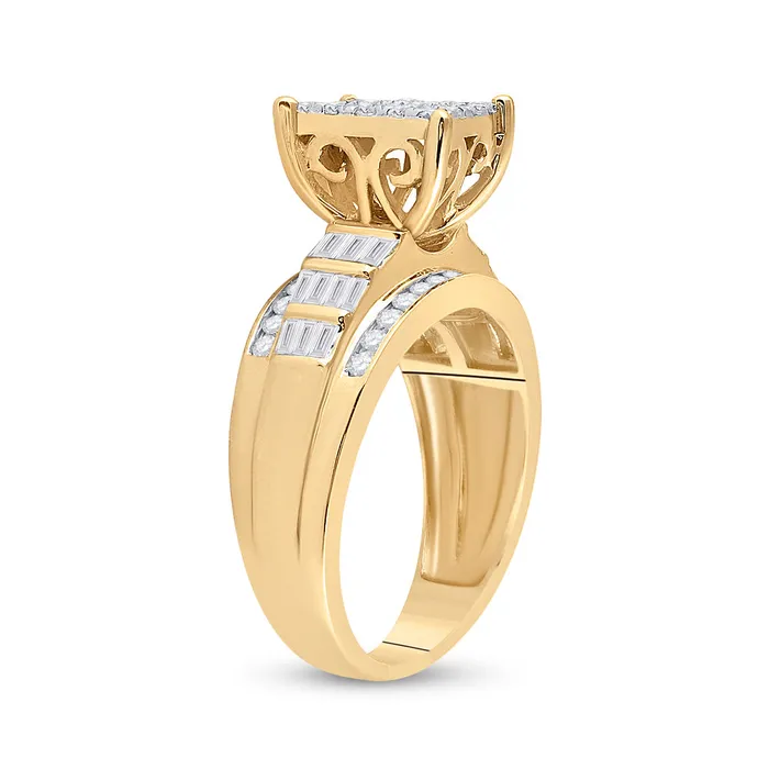 GND 10Kt Yellow Gold 78CtwDia Cindy Ring 531 grams Rings