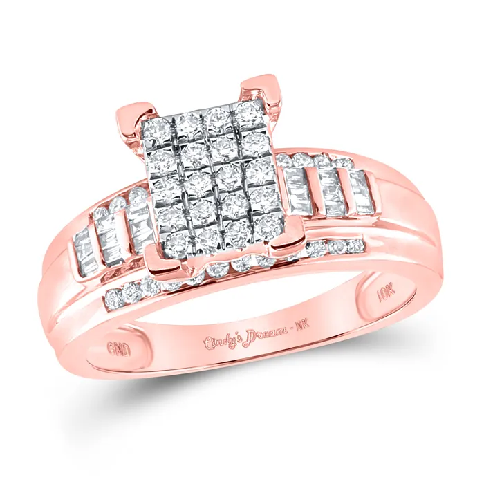 GND Rings 10Kt Rose Gold 12CtwDia Nk Fashion Ring 399 grams