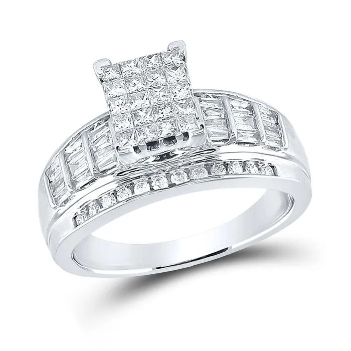 GND Rings 10Kt White Gold 1 CtDia Cindy Ring S10 507 grams