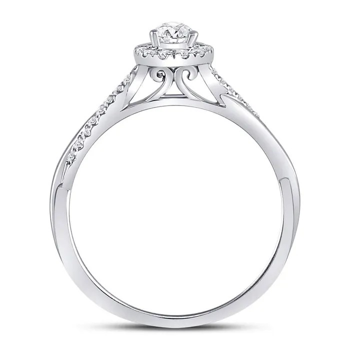 GND Rings Gold Solitaire Bridal Wedding Engagement Ring 13 Cttw Pear Natural Diamond Womens 256 grams GND Rings Gold Solitaire Bridal Wedding Engagement Ring 13 Cttw Pear Natural Diamond Womens 256 grams