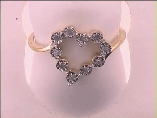 GND Rings Sterling Silver 120CtDia Gift Heart Ring 154 grams