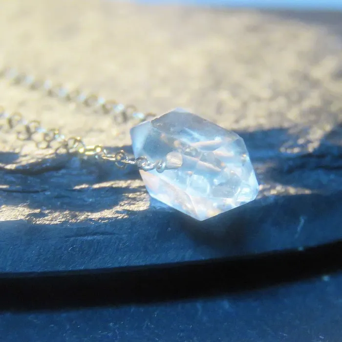 JSL Necklaces Herkimer Diamond Bar Necklace