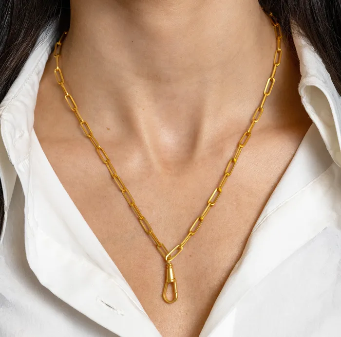 Lika Behar Necklaces Lika Behar Paperclip Chain Clip Necklace