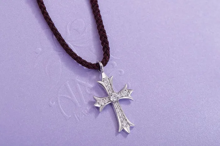 Necklaces AME Jewellery Cross Pendant Necklace in Sterling Silver