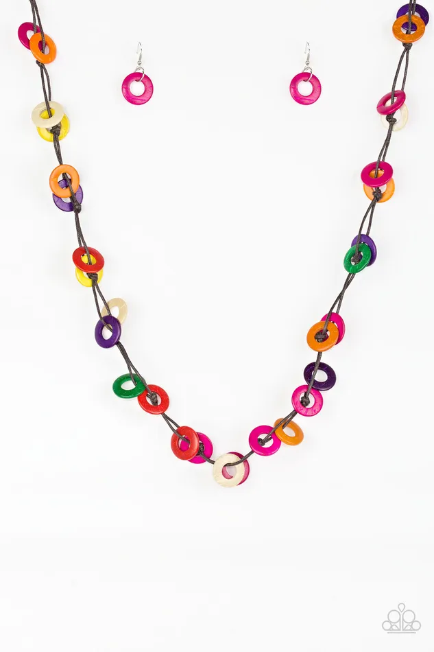 Necklaces Paparazzi Waikiki Winds Multi Color Wooden Disc Necklace Paparazzi Accessories Necklaces Paparazzi Waikiki Winds Multi Color Wooden Disc Necklace Paparazzi Accessories