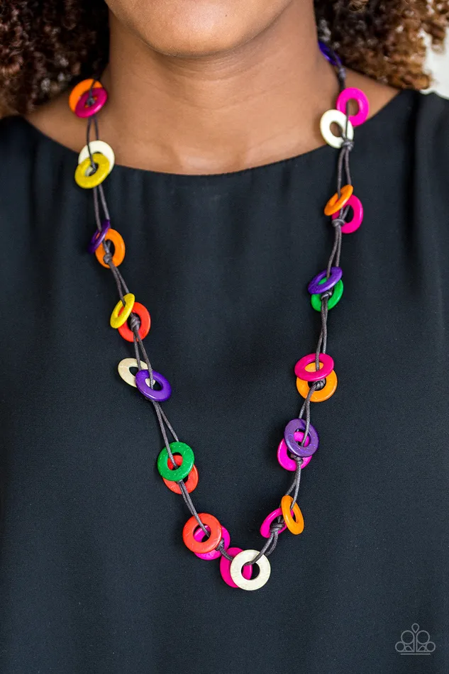 Necklaces Paparazzi Waikiki Winds Multi Color Wooden Disc Necklace Paparazzi Accessories Necklaces Paparazzi Waikiki Winds Multi Color Wooden Disc Necklace Paparazzi Accessories
