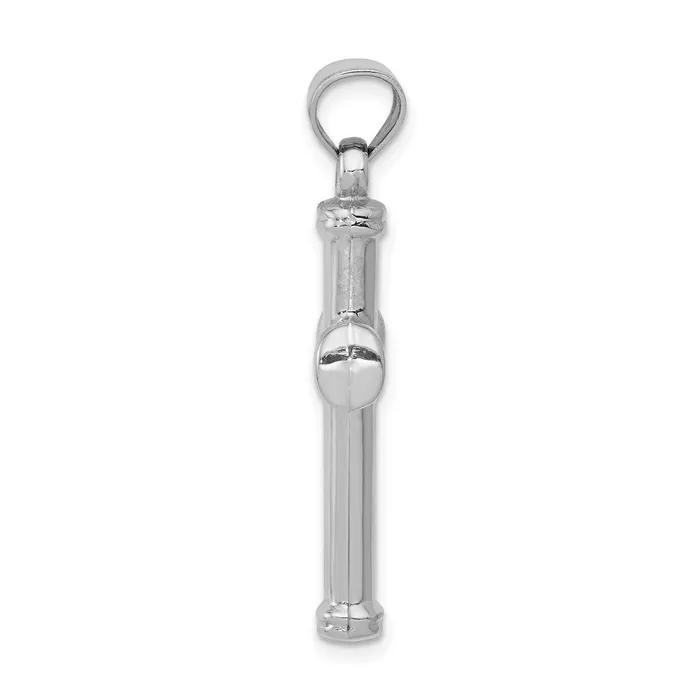 Qgold Necklaces 14k White Gold 192 mm Polished Cross Pendant 122 grams Qgold Necklaces 14k White Gold 192 mm Polished Cross Pendant 122 grams