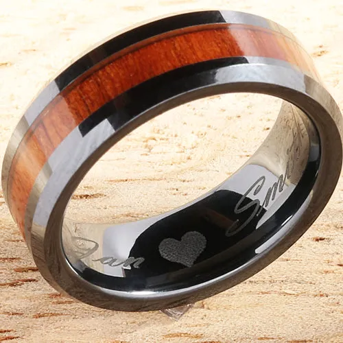 Rings Engraving Service for a Pair of Ring Nakoa