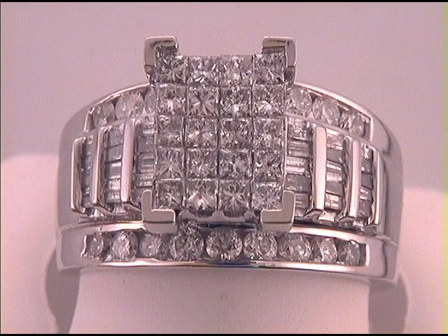 Rings GND 10Kt White Gold 1 34CtDia Cindy RingS6 878 grams