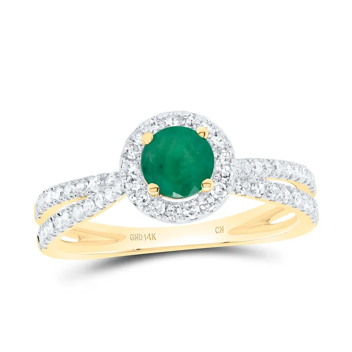 Rings GND 38CtwNat Dia Cn 5Mm RdEm Nat Gem Ring 239 grams