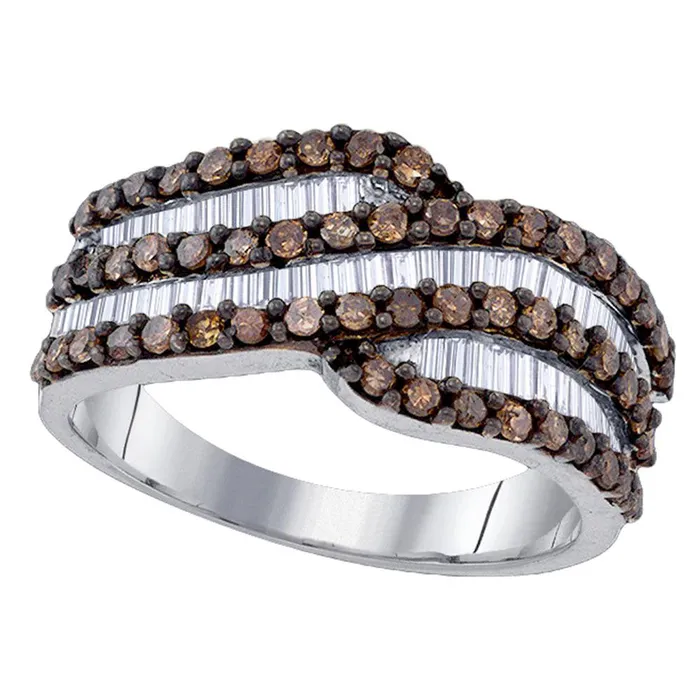Rings GND Sterling Silver 1 14CtDia P3 Cognac Natural Brown Ring 381 grams Rings GND Sterling Silver 1 14CtDia P3 Cognac Natural Brown Ring 381 grams