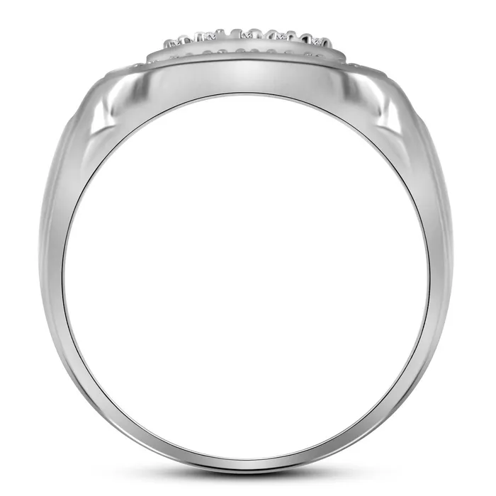 Rings GND Sterling Silver 110CtDia Fashion Mens Ring Size 9 578 grams