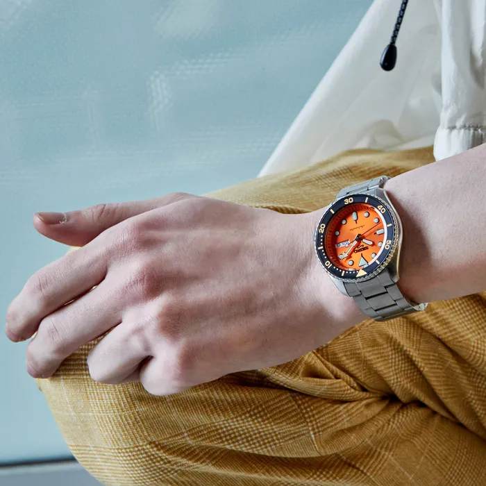 Seiko 5 Sports SRPD59 Orange Dial Automatic Watch seikosale Watches