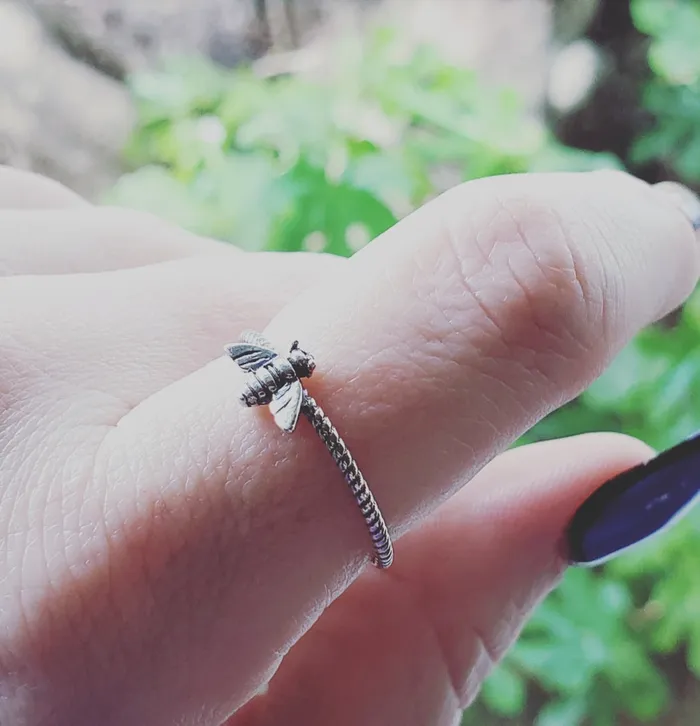 Silver Bee Ring Sidney Import Rings