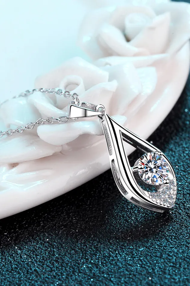 Trendsi Glamorous Always Moissanite Pendant Necklace Necklaces
