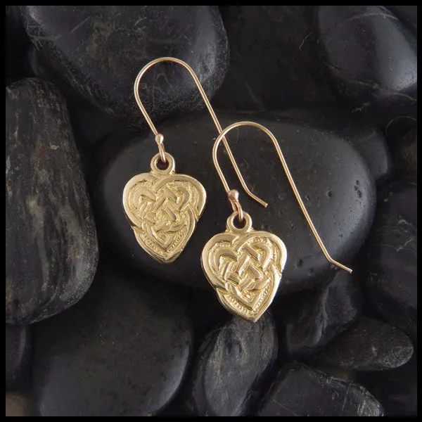 Walker Metalsmiths Earrings Gold Maggies Heart Earrings